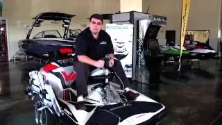 Reggie from SMG-Oconee demonstrates the powerful new Sea-Doo Wake Pro