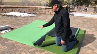 BirdieBall Outdoor Putting Surface with Portable Platform