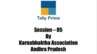 Tally Training Session 05