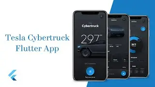 Tesla Cybertruck App - Part 3 - Flutter UI - Speed Code
