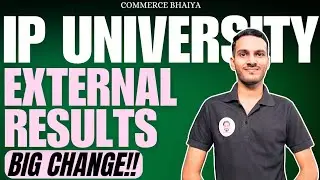 IP UNIVERSITY NEW RESULT PORTAL | Commerce Bhaiya