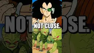 Raditz VS Saibamen is NOT Close.
