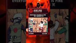 Everyone's Training Vs Kakashi's #kakashi #guy #naruto #shorts #viral