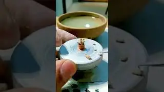 Making a small clay vase 🥰 | Clay pottery crafts by hand | Handmade Clay Pots #shorts