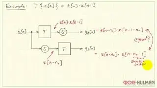 Tutorial: Time invariance