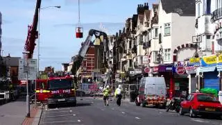 Croydon Riots - preparing for demolition