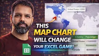 How to Create a Map Chart in Excel | Step-by-Step for Beginners | How to Use Map Chart in Excel