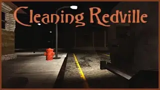 TRABAJO DE RECOLECTOR DE BASURA NOCTURNO  - cleaning redville - indie horror game