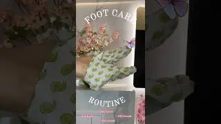 🐾Foot care Asmr🩰DIY Scrub🌸#footcare #selfcare #bodycare #fyp #fypシ゚ #satisfying #footcareroutine