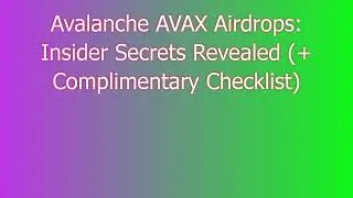 2 FREE Airdrops You Should Do Now - Make $1112 From These Avalanche AVAX Crypto Airdrops