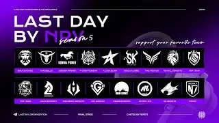 LAST DAY TOURNAMENT SEASON 5 BY NRV | PUBG MOBILE | Feroti