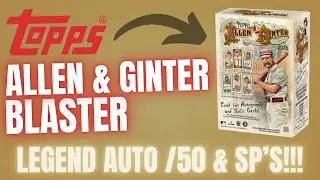 НОВИНКА! 🚨 Набор Topps Allen & Ginter Blaster Box (ОГРОМНЫЙ КЛАСС: АВТОГРАФЫ ЛЕГЕНД!)