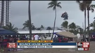 How to keep your children safe in bounce houses
