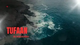 Another low pressure area in Andaman and nicobar island crossing  north andaman #cyclonedana