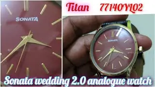 Sonata Wedding 2.0 Mens analogue watch -  Maroon
