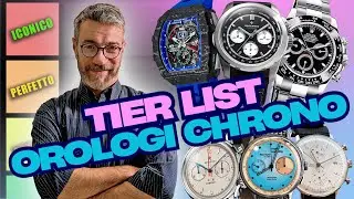TIER LIST CRONOGRAFI