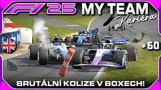 Brut&aacute;ln&iacute; Kolize u Boxů! Bitva s Časem a Audi Perl&iacute; #60 | F1 25 My Team Kari&eacute;ra CZ Let's Play