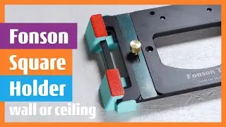 Fonson Track Saw Square Guide Rail Wall or Ceiling Holder