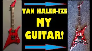 Сборка и покраска гитары Van Halenize My Guitar EVH