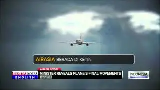 Transportation Minister Reveals Airasia QZ8501's Final Movements