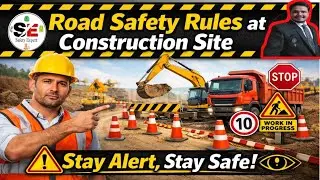 Construction Site Road Safety Rules // Road Safety Rules at Construction site // Road Safety