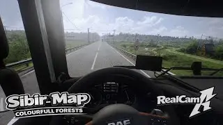 ETS2 | Realistic Weather Drive | Sibir Map | Project Ultimate RealCam | Project Next-Gen | 4K POV