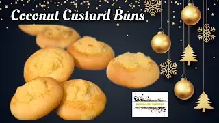 Christmas Recipes | CoconutCustard Buns | Homemade Sweet Buns Bread | Kids Tiffin Box Snacks Recipe
