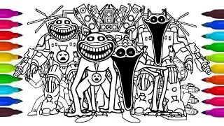 Poppy Playtime Coloring Pages New/How to Color Mecha Titans Fearful Frog,Hoppy Hopscotch,Catnap#a827