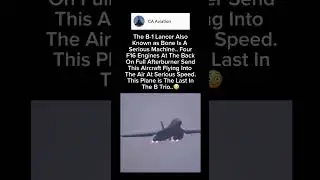 The B1 Lancer and It&rsquo;s Four F16 Engines Roar Into the Sky. #planes
