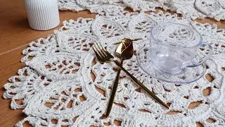 Sousplat Mandala do Amor #croche #Sousplat