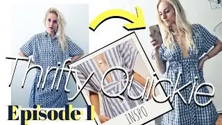Thrifty Quickie Ep.1 | Last Minute Sommerkleid SECOND HAND THRIFT FLIP