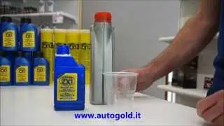 ZX1 additivo: test miscelazione con olio (Autogold.it)