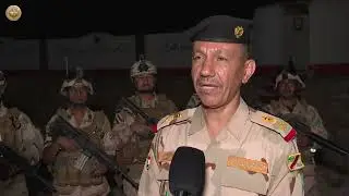 قائد الفرقة المشاة الخامسة يجري جولة تفقدية ليلية للقطعات ضمن قاطع المسؤولية