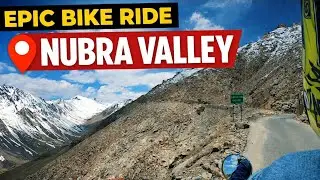 Nubra Valley Bike Ride 🏍️ | Ladakh&rsquo;s Most Epic Road Trip