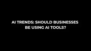 Demand Drivers Podcast Episode 3: AI Trends - Should Businesses Be Using AI Tools?