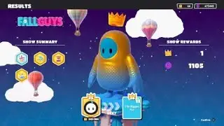 Fall Guys: Thin Ice Crown Win