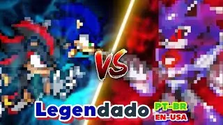 Sonic & Shadow Vs Metallix (Sprite Battle) - Vers&atilde;o De 2020: Legendado [PT-BR/EN-USA]