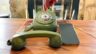 Western Electric Rotary Dial Phone Calling My Cell