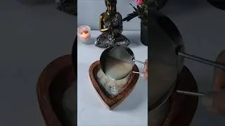 DIY Scented Valentine's day Special Candle (Part 2)| Asthetic Homemade Candle| #shorts #candlemaking
