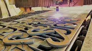 Plasma Cutting Machine / cutting MS plate 25mm. thickness