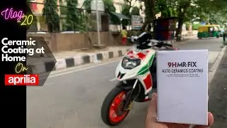 Ceramic Coating at home | Aprilia SR 160 | SR 150 | 9HMR-FIX