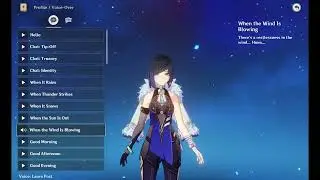 Yelan voice-over: When The Wind Is Blowing  (Genshin Impact eng)