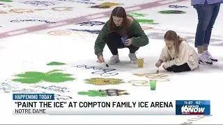 Fans leave their mark for &lsquo;Paint The Ice&rsquo; event at the Compton Family Ice Arena