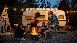Flame King Portable Propane Fire Pit