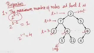 Properties of Binary Tree Explained Intuitively - Part 1 of 2