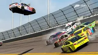 THE CAR WENT FLYING!!!!! | Forza Motorsport 6 | NASCAR Expansion