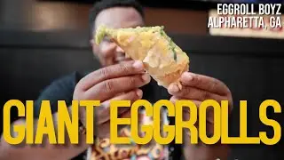 QUICK BITE: EGG ROLL BOYZ | GIANT GOURMET EGG ROLLS | FOOD IS BAE | FOOD TRUCK