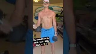 Day 6 - Stay JACKED #1000x Life body transformation &lsquo;Bicep curls after 4 mile run&rsquo;