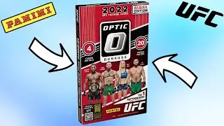 PULLING MY LOWEST NUMBERED CARD EVER!!! Opening a 2022 Panini UFC Donruss Optic Hobby Box!