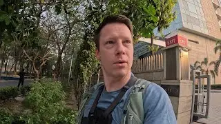 Eine Runde Laufen in: Greater Noida / Indien bei garstiger Hitze